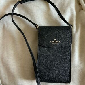 New Kate Spade glitter crossbody bag